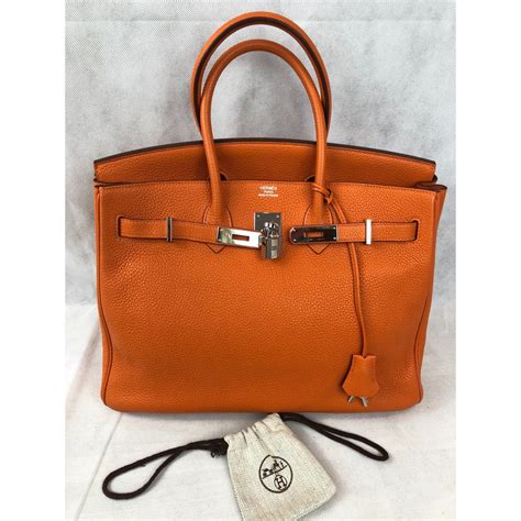 hermes birkin 35 orange.